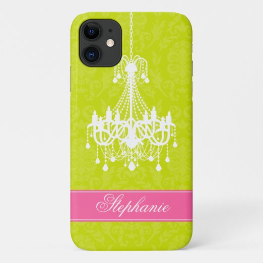  Chandelier en Damask Pattern Case-Mate iPhone Case (Achterkant)