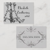  Chandelier French Style Visitekaartje (Voorkant / Achterkant)