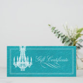 CHANDELIER GIFT-CERTIFICAAT (Staand voorkant)