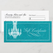 CHANDELIER GIFT-CERTIFICAAT (Voorkant / Achterkant)