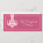 CHANDELIER GIFT-CERTIFICAAT (Voorkant)