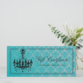 CHANDELIER GIFT-CERTIFICAAT (Staand voorkant)
