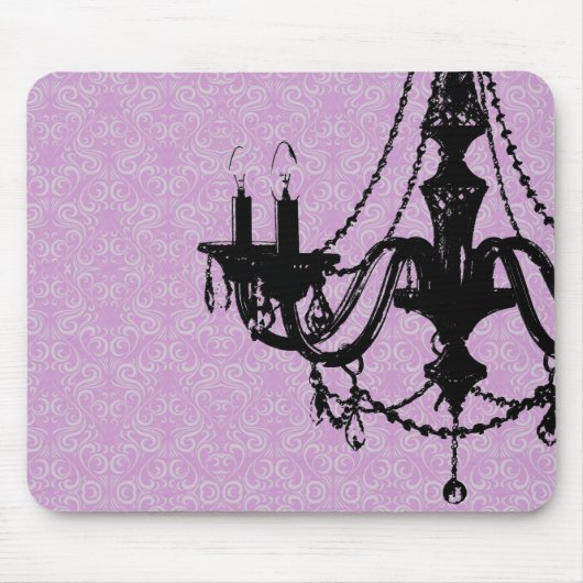 Chandelier Glam Mousepad Muismat (Voorkant)