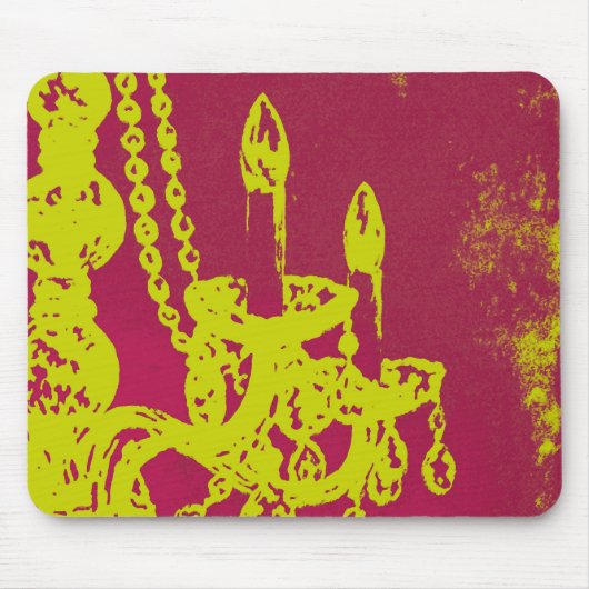 Chandelier Glamor ~ Mousepad Muismat (Voorkant)