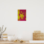 Chandelier Glamour ~ Print / Poster (Keuken)