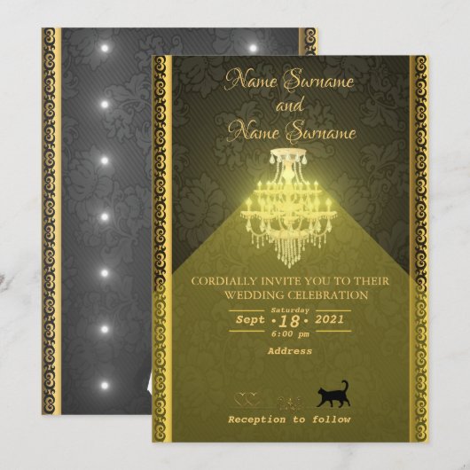 Chandelier Kaart (Voorkant / Achterkant)