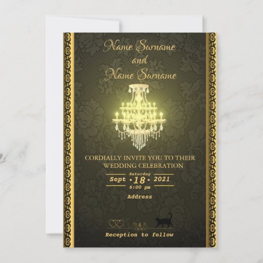 Chandelier Kaart (Voorkant)