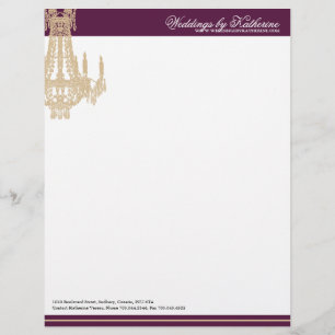 Chandelier Letterhead Briefhoofd