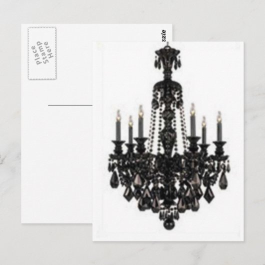 CHANDELIER LINE BRIEFKAART (Voorkant / Achterkant)