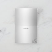 Chandelier Masquerade Zilver Dank u kaart (Binnen)