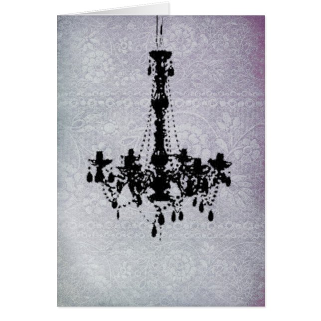 Chandelier op Lace Background (Voorkant)