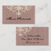 Chandelier plezier - Visitekaartje (Voorkant / Achterkant)