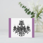 Chandelier Postcards Briefkaart (Staand voorkant)