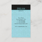 Chandelier Real Estate Visitekaartje Blue (Achterkant)