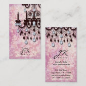 Chandelier Realtor  Damask Visitekaartje (Voorkant / Achterkant)