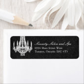 Chandelier Return Address Labels (Insitu)
