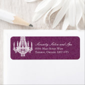 Chandelier Return Address Labels (Insitu)
