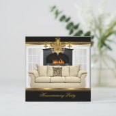 Chandelier Rich Gold Black Kaart (Staand voorkant)