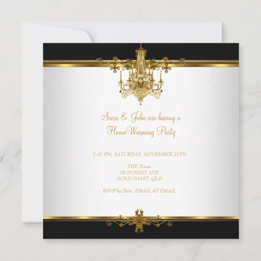 Chandelier Rich Gold Black Kaart (Achterkant)