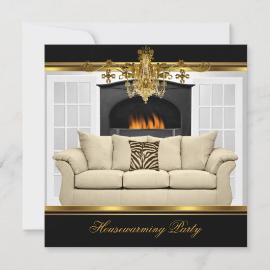 Chandelier Rich Gold Black Kaart (Voorkant)