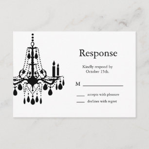 Chandelier RSVP Kaartje
