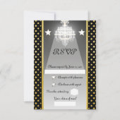 Chandelier RSVP Kaartje (Voorkant)