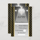 Chandelier RSVP Kaartje (Voorkant / Achterkant)