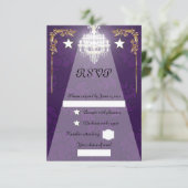 Chandelier RSVP Kaartje (Staand voorkant)