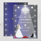 Chandelier Save The Date (Voorkant / Achterkant)