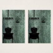 Chandelier, vlees, en Birdcking Visitekaartjes (Voorkant /achterkant)