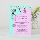 Chandelier whimsical baby Paris Kaart (Staand voorkant)