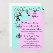 Chandelier whimsical baby Paris Kaart (Voorkant / Achterkant)