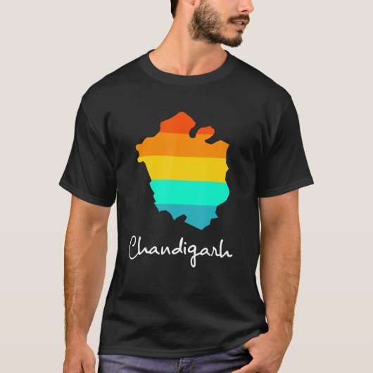 Chandigarh Proud Indian State Garment de T-shirt (Voorkant)
