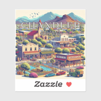 Chandler Arizona 3 inch Vinyl Sticker