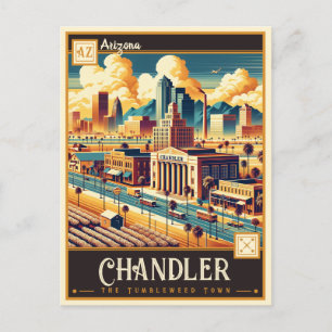 Chandler, Arizona   Antiek Briefkaart