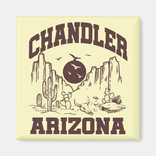 Chandler, Arizona Magneet (Voorkant)