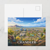 Chandler Arizona Reizen Briefkaart (Voorkant / Achterkant)