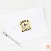 Chandler, Arizona Vierkante Sticker (Envelop)