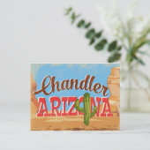 Chandler Arizona Vintage Travel Briefkaart (Staand voorkant)