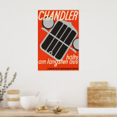 Chandler Auto Vintage Poster Prints (Keuken)
