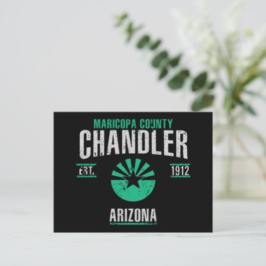 Chandler Briefkaart (Staand voorkant)