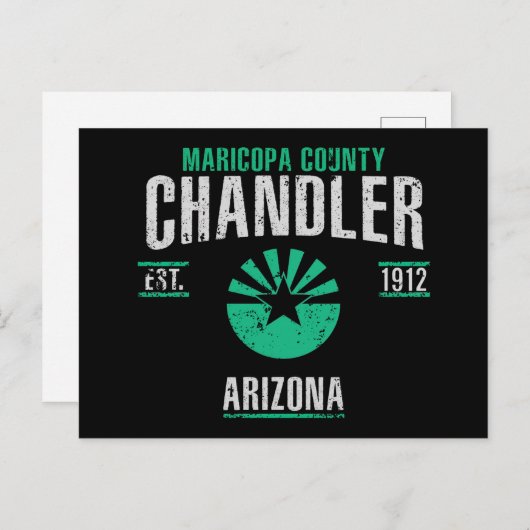 Chandler Briefkaart (Voorkant / Achterkant)