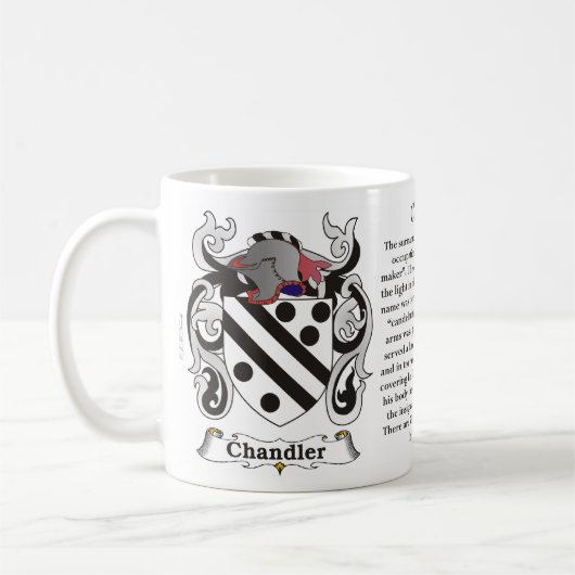 Chandler Family Coat of Arms Mok (Links)