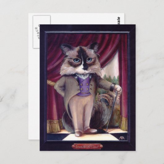 Chandler Le Chat Briefkaart (Voorkant / Achterkant)