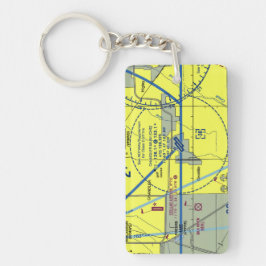 Chandler Municipal Airport-diagram/taxisdiagram Sleutelhanger