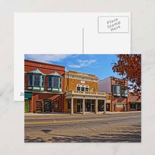 Chandler, OK Post-kaart Briefkaart (Voorkant / Achterkant)