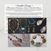 Chandler's Dezigns Briefkaart (Voorkant / Achterkant)