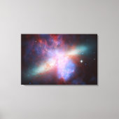 Chandra:Hubble:Spitzer X-ray:Zichtbaar:Infrarood Canvas Afdruk (Voorkant)