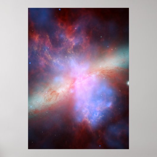 Chandra:Hubble:Spitzer X-ray:Zichtbaar:Infrarood Poster (Voorkant)