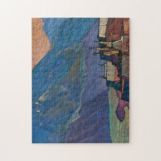 Chandra River door Nicholas Roerich Legpuzzel (Verticaal)